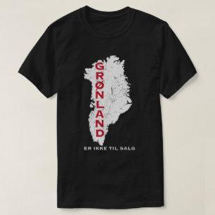 Grønland Er Ikke Til Salg Map T-Shirt
