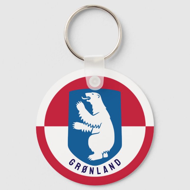 Grønland  key ring (Front)