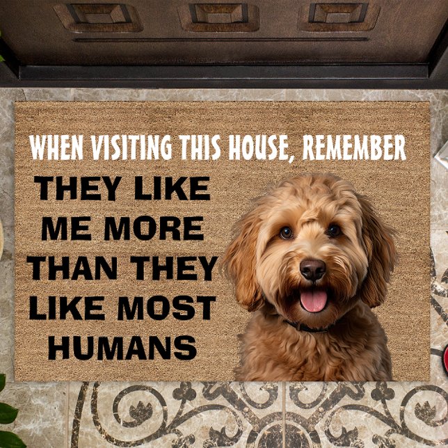 Groodle personalised doormat (Creator Uploaded)