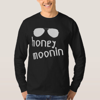 Groom and Bride Honey Moonin Couples Wedding T-Shirt