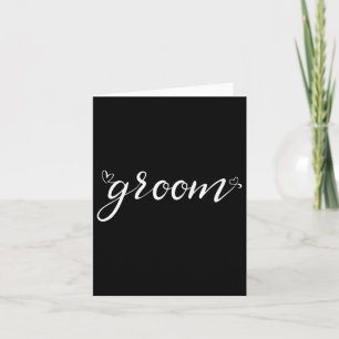 Groom And Bride Matching Outfits Wedding Just Marr Card