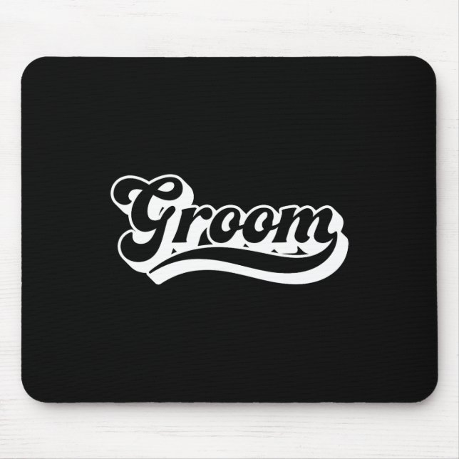 Groom Bachelor Party For Men Matching Crew Squad G Mouse Pad (Front)