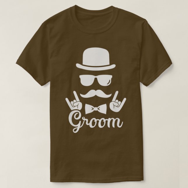 Groom bachelor party Groom Gift Gift For Men Weddi T-Shirt (Design Front)
