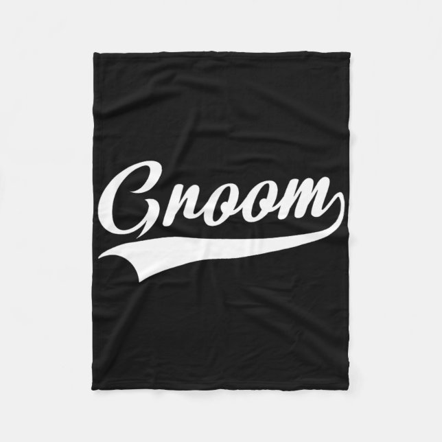 Groom - Bachelor Party - Wedding 1  Fleece Blanket (Front)