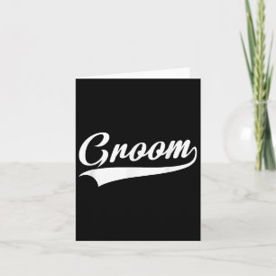 Groom - Bachelor Party - Wedding Card