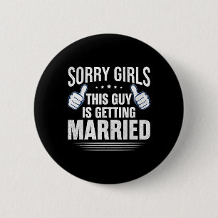 Groom Bachelor Supplies Party Wedding 1  6 Cm Round Badge
