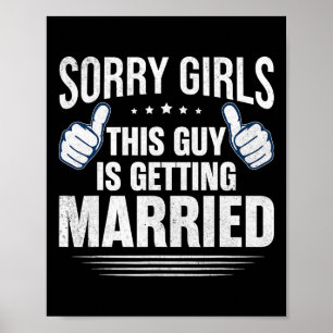 Groom Bachelor Supplies Party Wedding 1  Poster