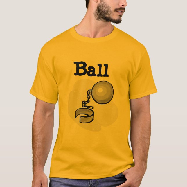 Groom Ball and Chain Tshirts and Gifts (Front)