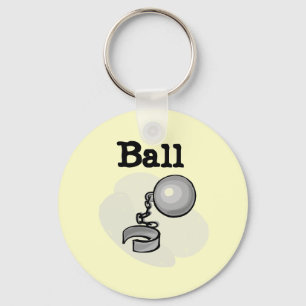 Groom Ball and Chain Tshirts and Gifts Key Ring