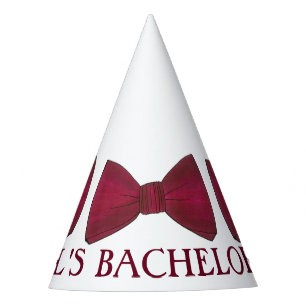 Groom Bow Tie Ties Bachelor Party Wedding Hat