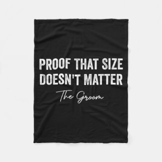 Groom Bride Bachelor Bachelorette Groomsmen Party Fleece Blanket