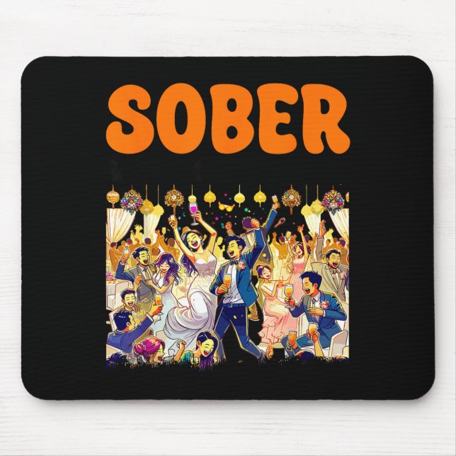Groom Bride Bachelor Bachelorette Party Groomsmen Mouse Pad (Front)