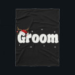 Groom Bride Santa Couples Christmas Outfits Xmas P Fleece Blanket<br><div class="desc">Groom Bride Santa Couples Christmas Outfits Xmas Pyjamas</div>