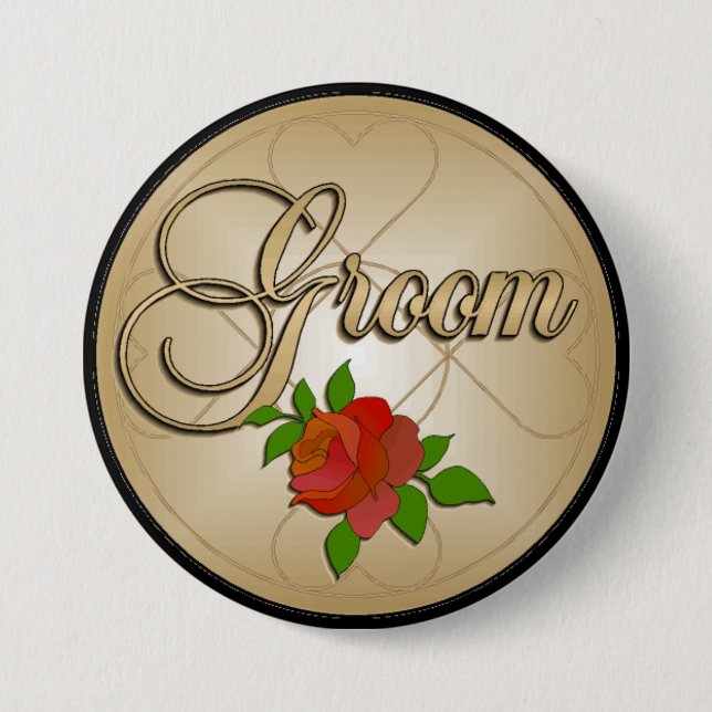 Groom button (Front)