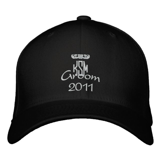 Groom Change year to current  Embroidered Hat (Front)