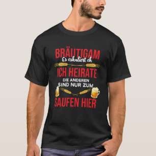 Groom Costume JGA Men Stag Night T-Shirt