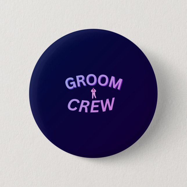 Groom crew button (Front)
