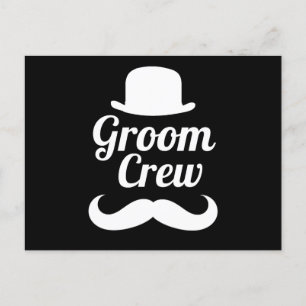 Groom crew postcard
