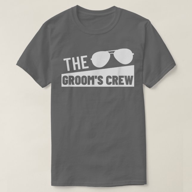 Groom Crew Squad Wedding Best Man Bachelor Party G T-Shirt (Design Front)