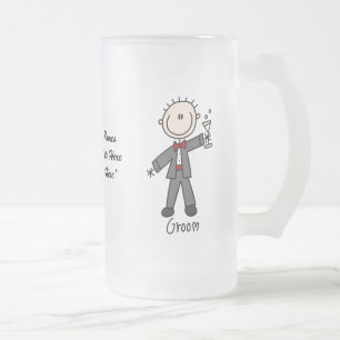 Groom Customisable Glass Mug
