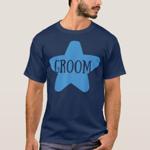 Groom Cute Engagement Wedding Party Matching883 T-Shirt