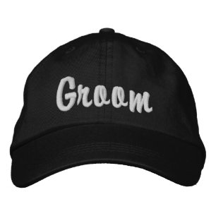 "Groom" Embroidered Hat