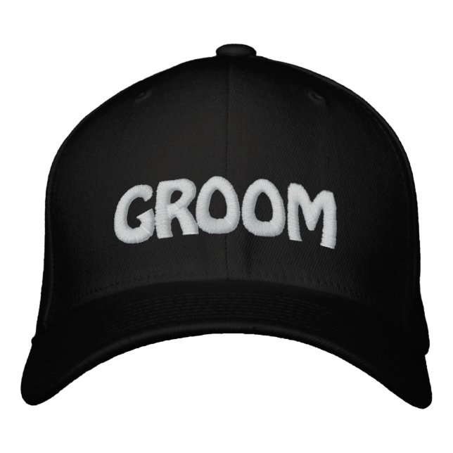 GROOM EMBROIDERED HAT (Front)