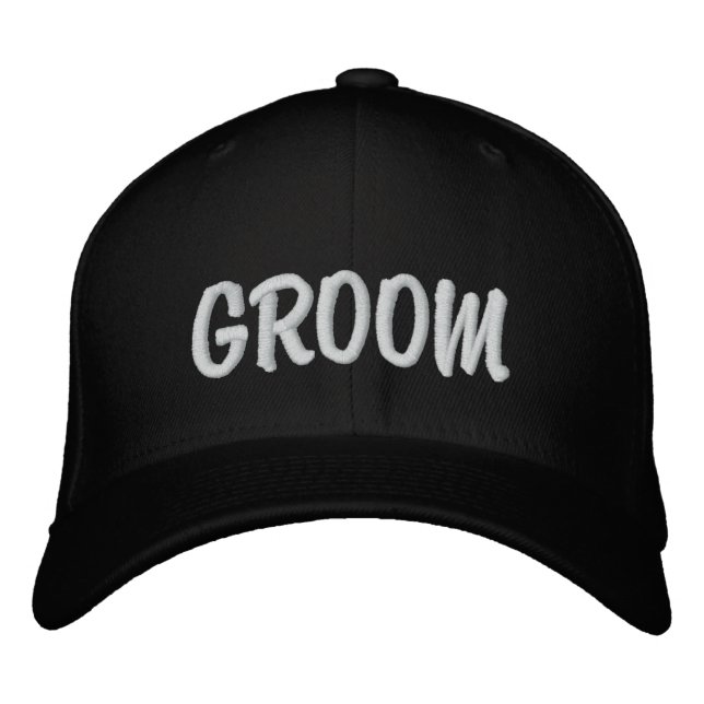 GROOM EMBROIDERED HAT (Front)