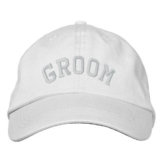 GROOM EMBROIDERED HAT