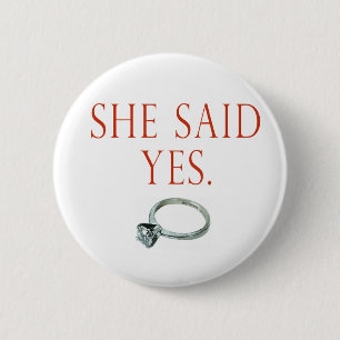 Groom Engagement Gifts and T-shirts 6 Cm Round Badge