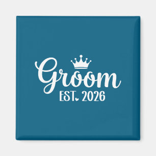 Groom est 2026 bride groom matching engagement magnet