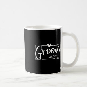 Groom Est. 2026 Husband Just Married Wedding Engag Coffee Mug