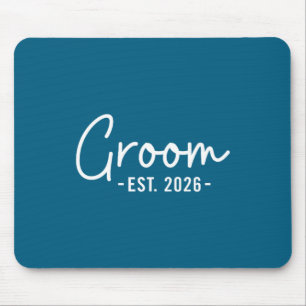 Groom est 2026 husband to be bachelor party pocket mouse pad