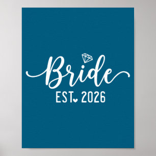 Groom est 2026 matching groom bride 2026 matching poster