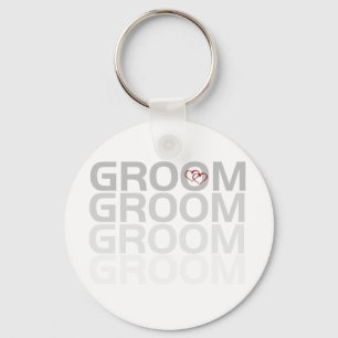 Groom Fade Key Ring