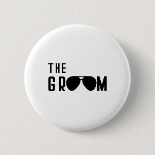 Groom - Family Party Rehearsal Day Sungles Funny  6 Cm Round Badge