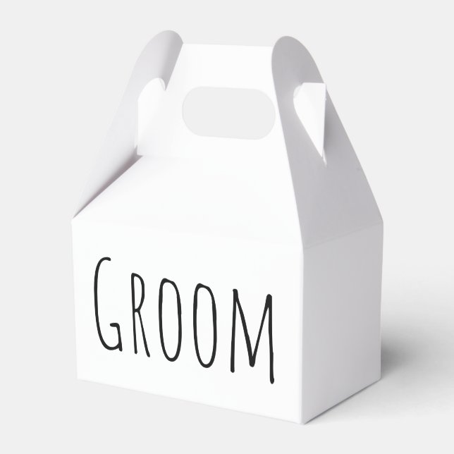 Groom  favour box (Front Side)