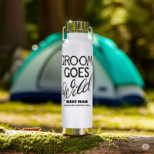 Groom Goes Wild Bachelor Party  Water Bottle