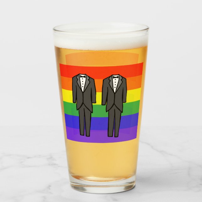 Groom & Groom Glass (Front Filled)