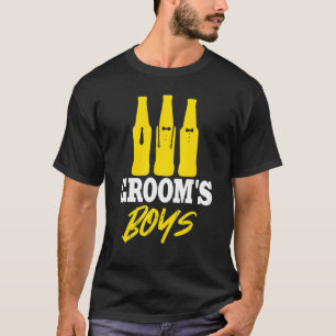 Groom Groomsmen Entoourage Best Man Friends Bachel T-Shirt