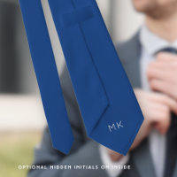 Groom Groomsmen Initials Blue Wedding