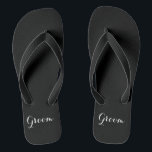 Groom Jandals<br><div class="desc">Groom The beach is calling, and these flips flops are your answer! Pay ode to the summer and free your toes. Live, work and play with your feet exposed. Life really is a beach. Thong style, easy slip-on design. 100% rubber makes sandals both heavyweight and durable. Cushioned footbed with textured...</div>