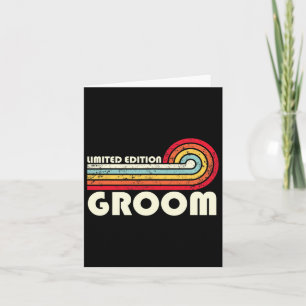 Groom Job Title Profession Worker Card