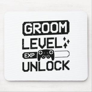 Groom Level Unlock Bachelor Party 1 Mouse Pad