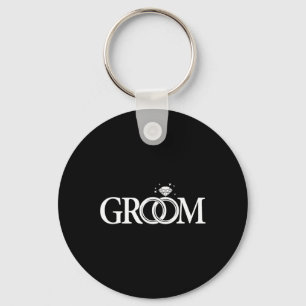 Groom Men Wedding Day Bachelor Party  Key Ring