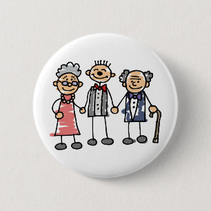 Groom Parents Grandparents Wedding Day Ceremony 6 Cm Round Badge