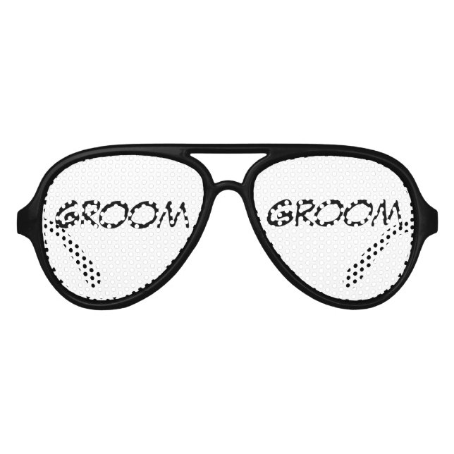 "Groom" Party Shades (Front)