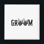 Groom Skeleton Hand Bride Halloween Wedding Bachel Magnet<br><div class="desc">Groom Skeleton Hand Bride Halloween Wedding Bachelorette</div>