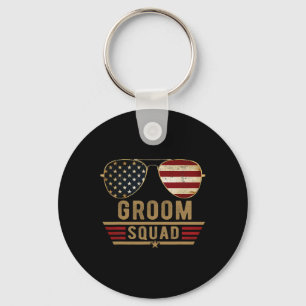 Groom Squad Bachelor Party Groomsmen Wedding Usa S Key Ring