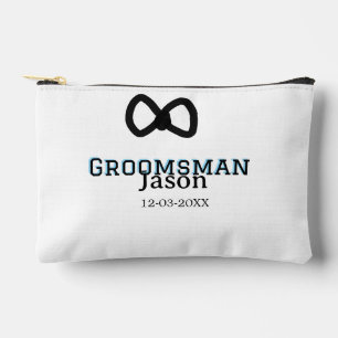 Groom Squad groomsman bachelorette party add name  Accessory Pouch
